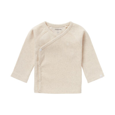 Noppies Tee overlap LS rib nanyuki oatmeal