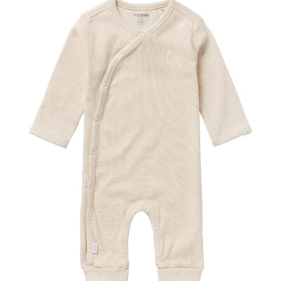 Noppies Playsuit LS rib nevis oatmeal