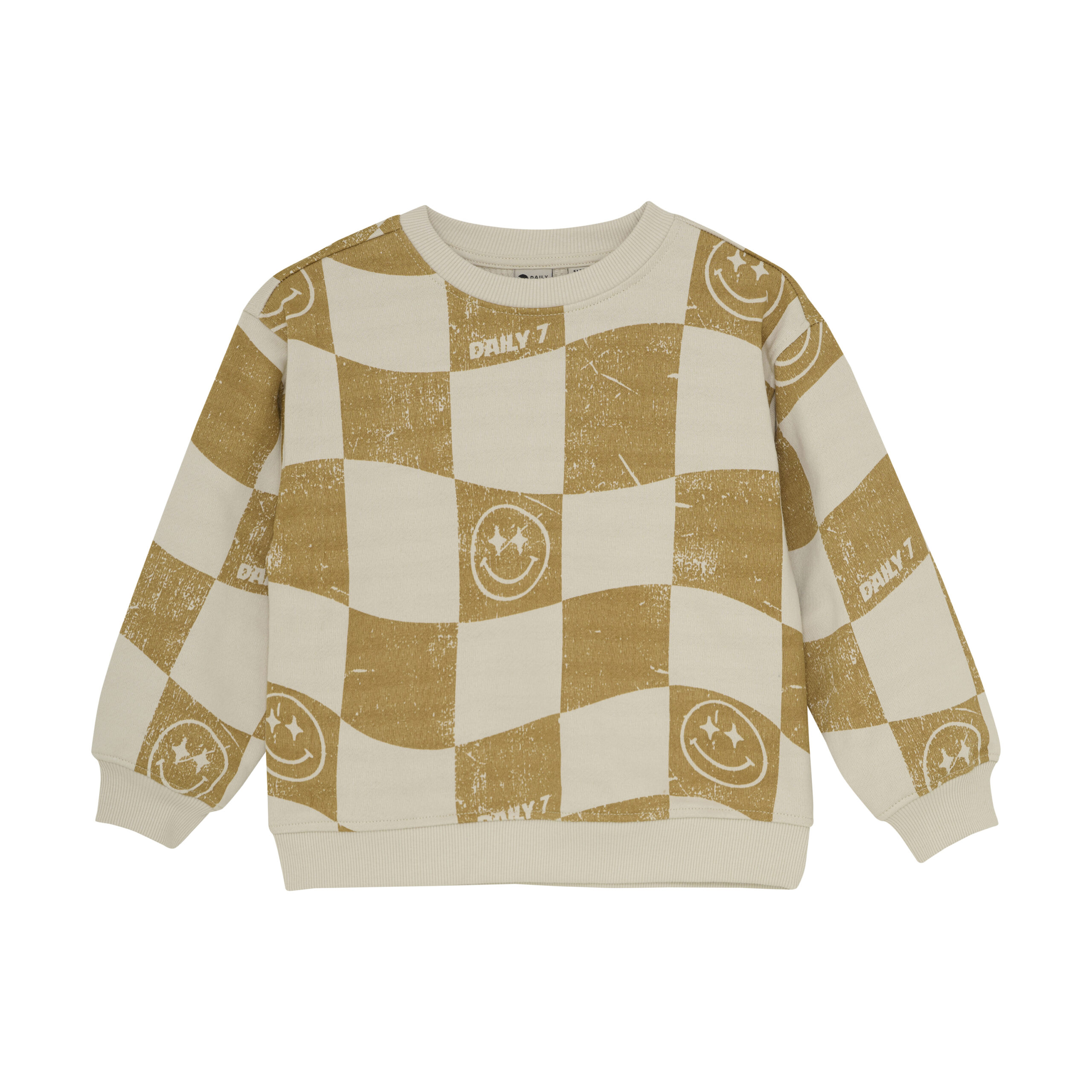 Daily7 Oversized sweater alloverprint trui