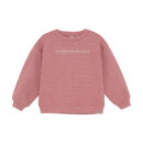 Daily7 Oversized sweater backprint coral clay trui
