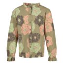Quapi Shirt green flower