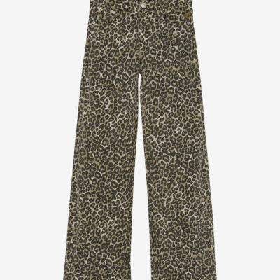 Indian Blue Jeans Wide Fit Leopard