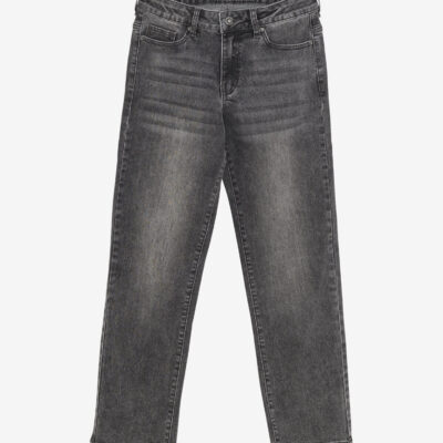 Indian Blue Jeans Wide Loose Fit Grey Jeans spijkerbroek