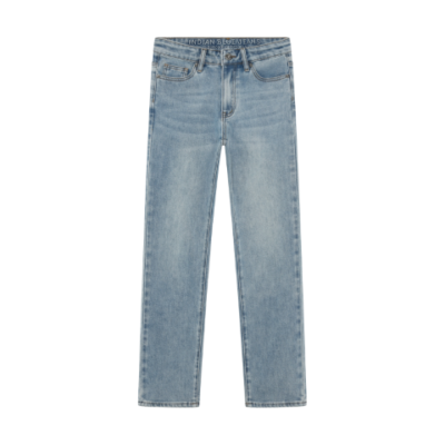 Indian Blue Jeans Wide Straight Blue Jeans Spijkerbroek