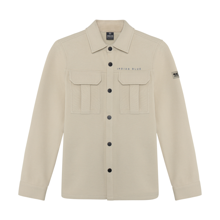 Indian Blue Jeans Shirt Jacket Twill Stretch