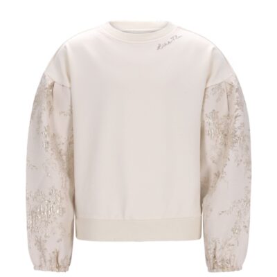 LikeFlo Dolly Sweater Off white girls sweater