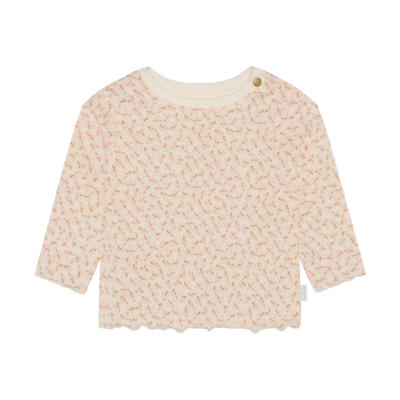 Noppies Tee LS AOP Egret shirt