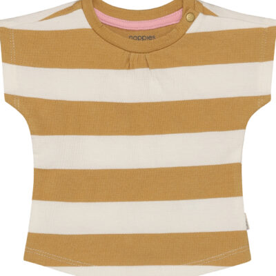 Noppies Tee SS AOP Prairie Sand t-shirt