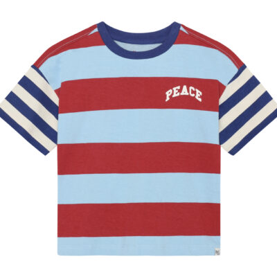 Noppies Tee SS Stripe Cerulean t-shirt