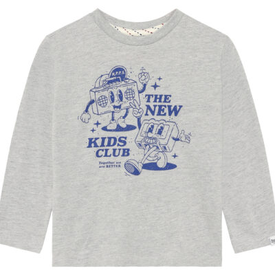 Noppies Tee LS Grey Melange shirt