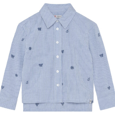 Noppies Blouse LS Stripe Light Blue blouse