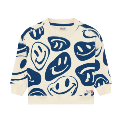 Noppies Sweater LS AOP Bone White trui