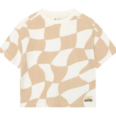 Noppies Tee SS AOP Egret T-shirt