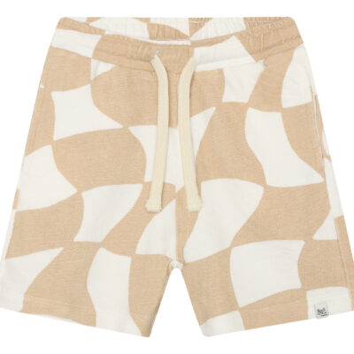 Noppies Shorts relaxed fit AOP Egret korte broek