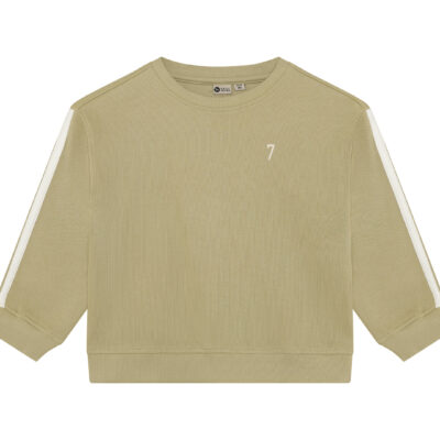 Daily7 Oversized Sweater Tape trui