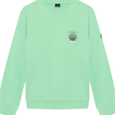 Indian Blue Jeans Loose Fit Sweat IND Washed Fresh green trui