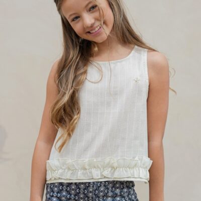 Like Flo Chloe Blouse Soft Gold