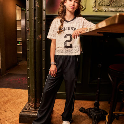 Indian Blue Jeans T-Shirt Lace t shirt