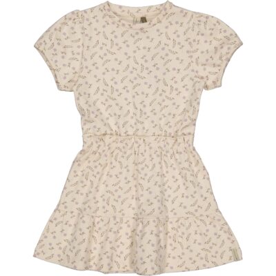 Levv Dress Purple Flower jurk