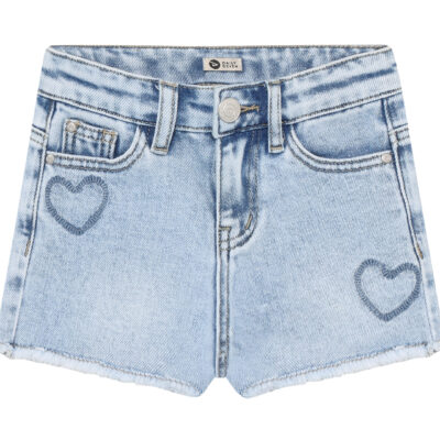 Daily7 Denim Shorts Heart korte broek