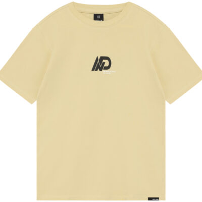 Indian Blue Jeans T-Shirt Indian Backprint Yellow