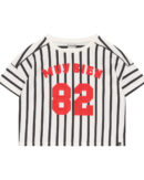 Indian Blue Jeans T-Shirt Vertical Stripe