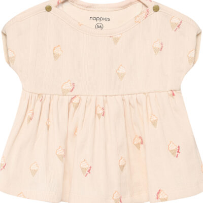 Noppies Top SS Aop Sun Kiss