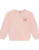 Daily7 Sweater Backprint Silver Pink trui