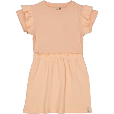Levv Dress Pastel Peach jurkje