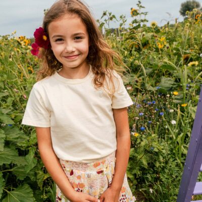 QPI Skirt AOP Yellow Graphic