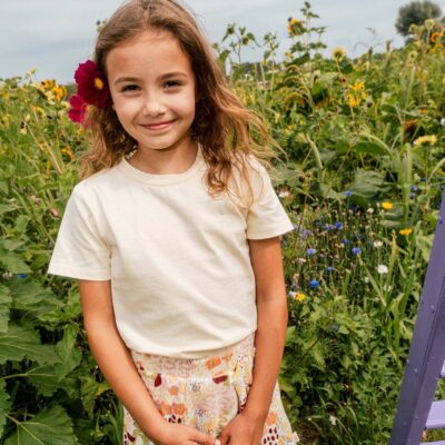 QPI Skirt AOP Yellow Graphic