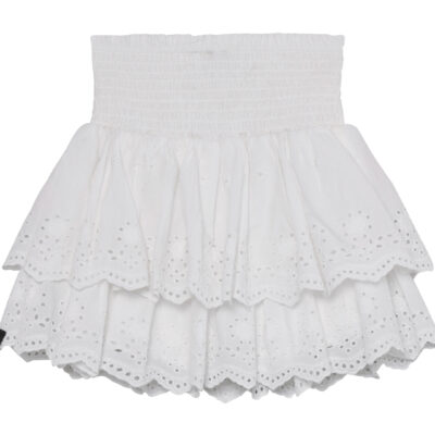 Indian Blue Jeans Skirt Broderie Rokje