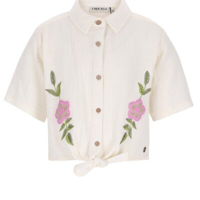 Like Flo Cecile knotted blouse