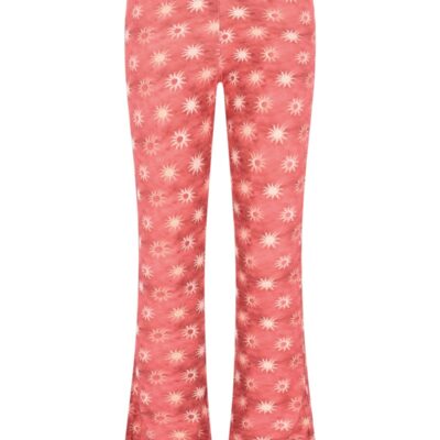 Like Flo Floor AOP Flared Pants