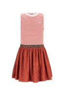 Like Flo Minte Lurex Stripe dress