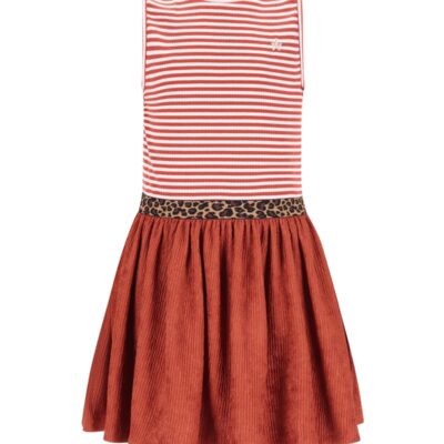 Like Flo Minte Lurex Stripe dress