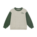 Oversized Sweater Print Natural Melange