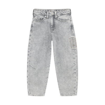 Denim Barrel Fit Light Grey Denim