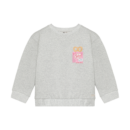 Sweater Backprint Light Grey Melange