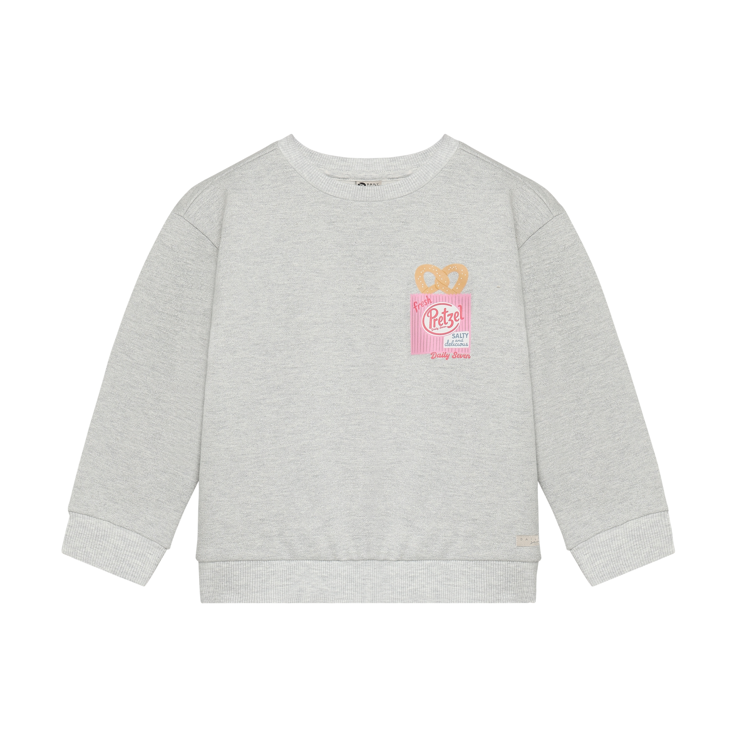 Sweater Backprint Light Grey Melange