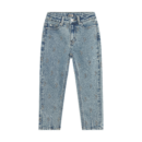 Denim Mom Fit Embroidery Used Medium Denim