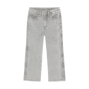 Denim Wide Fit Embossing Light Grey Denim