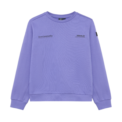 Sweater Indian Chestprint Bright Purple