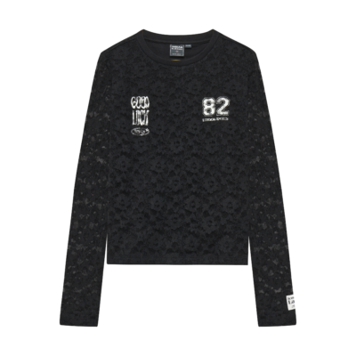 Longsleeve Lace Black