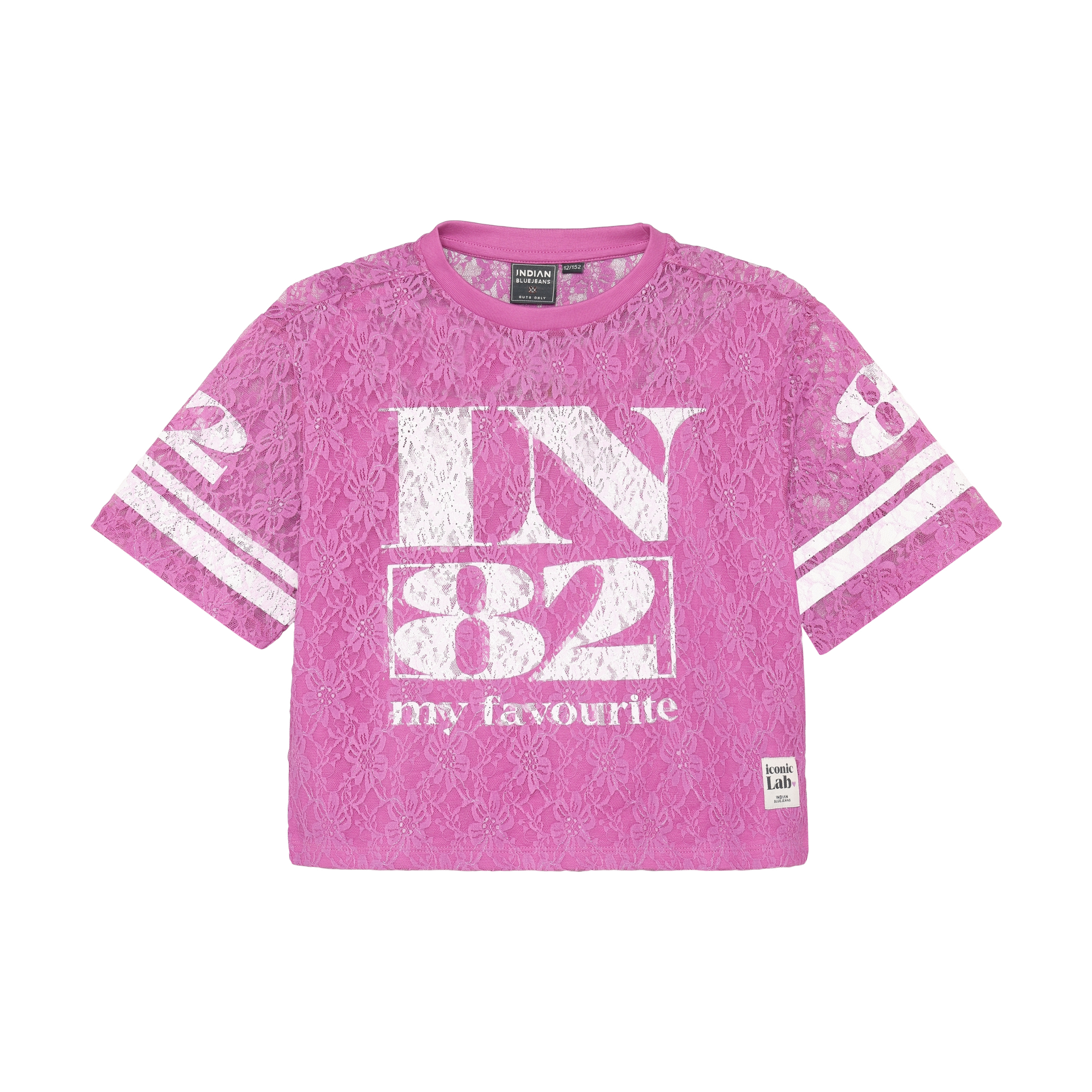 T-shirt Wide Lace Rosebud