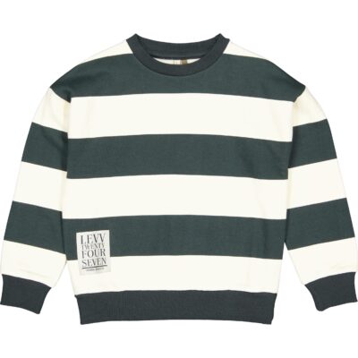 Sweater Darius AOP Black Stripe