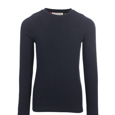 Little rib Tee Night Blue