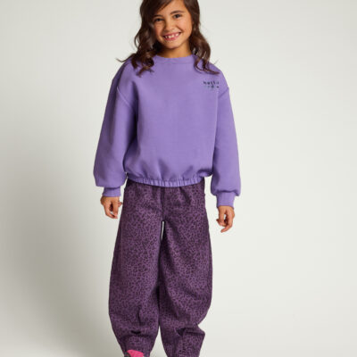 Little leopard jeans Purple Leopard