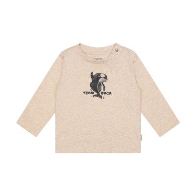 Tee LS Sand Melange
