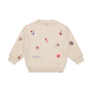 Sweater LS regular fit Sand Melange